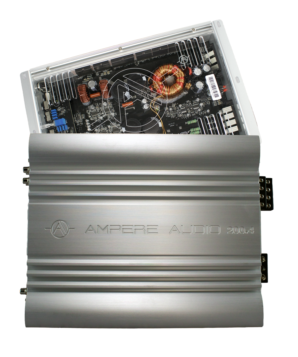 Ampere Audio AA-200.4 350Wx4 Four Channel Car Amplifier – High Power Car Audio Amp