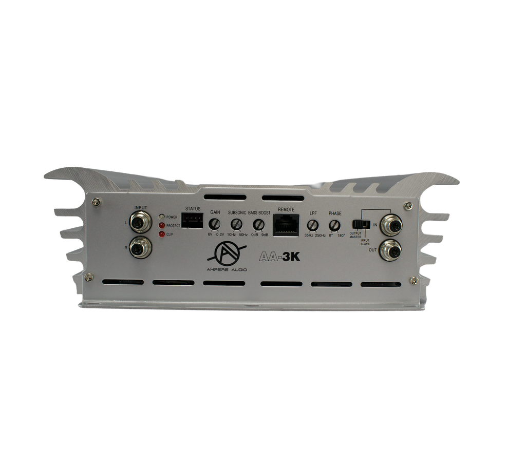 Ampere Audio AA-3K 3,000W Mono Block Car Amplifier – High Power Car Audio Amp