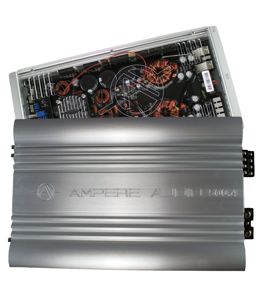Ampere Audio AA-500.4 700Wx4 Four Channel Car Amplifier – High Power Car Audio Amp